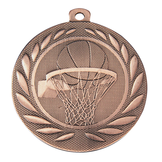 Medalj basket 50 mm