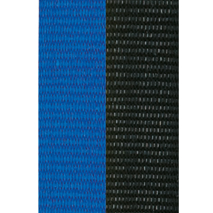 Band blå/svart 22 mm