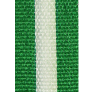 Band grön/vit/grön 22 mm