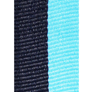 Band marinblå/ljusblå 22 mm