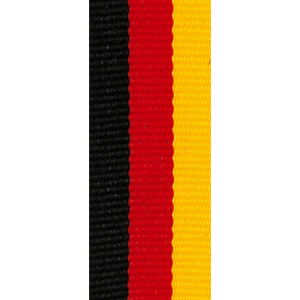 Band svart/röd/gul 10mm